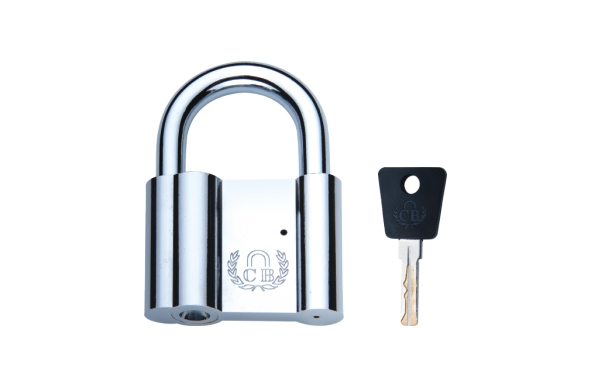 SPECIAL SHAPED ALLOY PADLOCK WITH CHROME PLATED Product Image