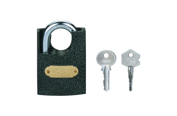 SHACKLE  PROTECTED IRON  PADLOCK WITH  PAINT  COATING Product Image