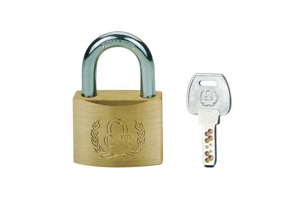 SOLID BRASS PADLOCK WITH DIMPLE KEY Product Image