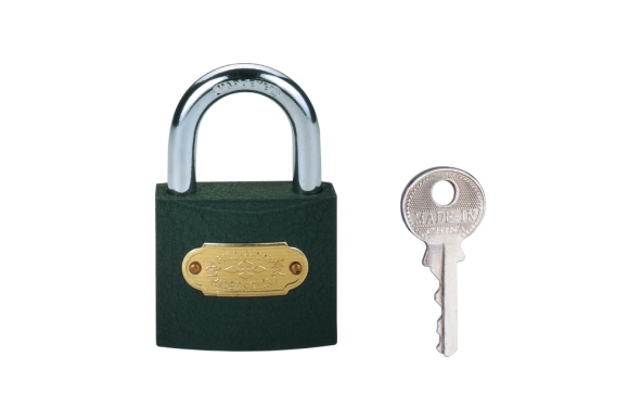 STANDARD  IRON PADLOCK WITH COLOR COATING Product Image