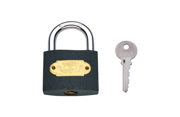 LIGHT DUTY  IRON PADLOCK WITH COLOR COATING Product Image