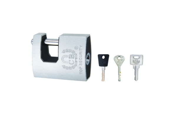 IRON PADLOCK WITH CROSS S HACKLE/ALLOY CASE Product Image